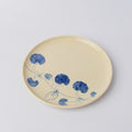 Hand Painted Ceramic Plate in Winter Bloom