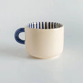 Hand Painted Ceramic Mug in Matrix