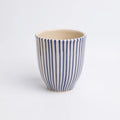 Hand Painted Ceramic Tumbler in Blue, ROG