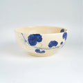 Hand Painted Ceramic Ramen Bowl in Winter Bloom