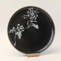 Hand Painted Ceramic Plate in Chrysanthemum
